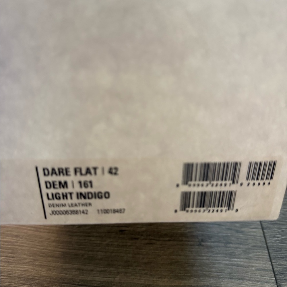 Light Indigo Dare Flat Shoes